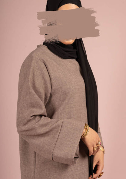 Abaya - Dress - Taupe