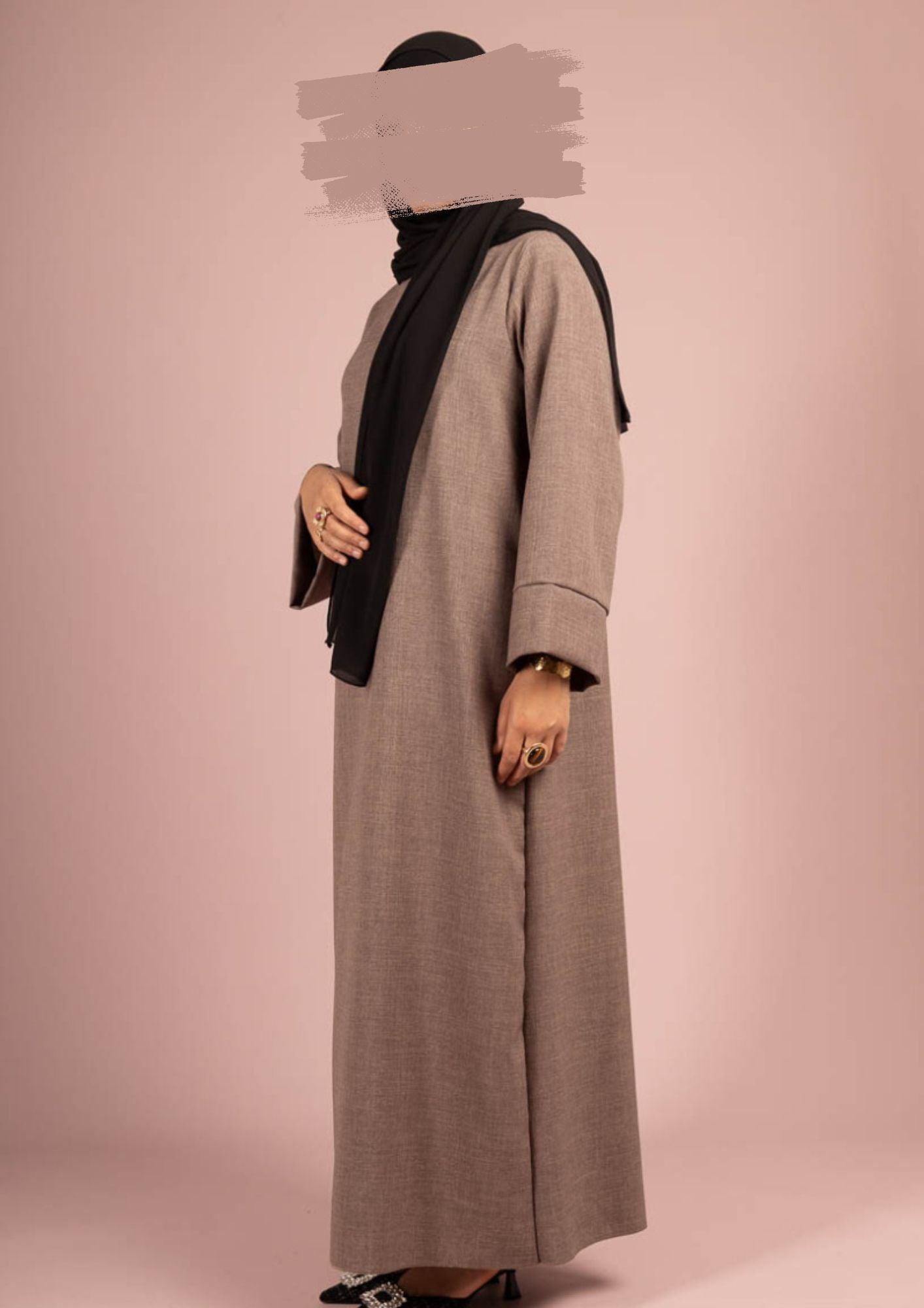 Abaya - Dress - Taupe